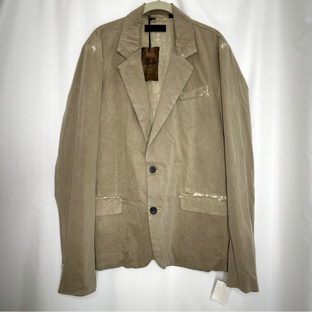 Rogue State safari khaki blazer casual size large